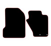 Carsio Carpet Car Mats For Honda S2000 Roadster 1999 2009 2 Piece Set Tailored Fit Floor Mat Complete Accessory Black Custom Fitted - All Weather, Anti-Slip Backing & Red Trim
