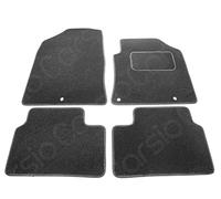 Carsio Carpet Car Mats For Hyundai i30 2017+ Onwards 4 Piece Set Tailored Fit Floor Mat Complete Accessory Black Custom Fitted - All Weather, Anti-Slip Backing & Black Trim
