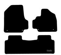 Carsio Carpet Car Mats For Hyundai Ioniq 5 Fixed Centre Console Tailored Fit Floor Mat Set Complete Accessory Black Custom Fitted - All Weather, Anti-Slip Backing & Black Trim