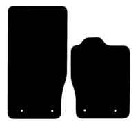 Carsio Carpet Car Mats For Jaguar F TYPE 2013 2017 2 Piece Set Tailored Fit Floor Mat Complete Accessory Black Custom Fitted - All Weather, Anti-Slip Backing & Grey Trim