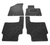 Carsio Carpet Car Mats For Kia Sorento 2010 to 2012 5 Seater 4 Piece Set Tailored Fit Floor Mat Complete Accessory Black Custom Fitted - All Weather, Anti-Slip Backing & Black Trim