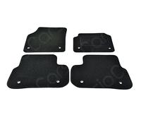 Carsio Carpet Car Mats For Landrover Discovery Sport 2015 to 2019 4 Piece Set Tailored Fit Floor Mat Complete Accessory Black Custom Fitted - All Weather, Anti-Slip Backing & Black Trim