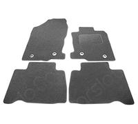 Carsio Carpet Car Mats For Lexus NX300H 2014+ Onwards 4 Piece Set Tailored Fit Floor Mat Complete Accessory Black Custom Fitted - All Weather, Anti-Slip Backing & Black Trim