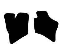 Carsio Carpet Car Mats For Mazda Bongo Friendee 2 Piece Set Tailored Fit Floor Mat Complete Accessory Black Custom Fitted - All Weather, Anti-Slip Backing & Black Trim