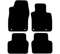 Carsio Carpet Car Mats For Mazda CX-30 2019+ Onwards Tailored Fit Floor Mat Set Complete Accessory Black Custom Fitted - All Weather, Anti-Slip Backing & Grey Trim