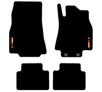 Carsio Carpet Car Mats For Mercedes A-Class 2004 to 2012 with Made in Germany logo Tailored Fit Floor Mat Complete Accessory Custom Fitted - All Weather, Anti-Slip Backing & Black Trim