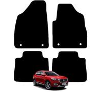 Carsio Carpet Car Mats For MG HS Automatic 2019 to 2023 (Carpet) Tailored Fit Floor Mat Set Complete Accessory Black Custom Fitted - All Weather, Anti-Slip Backing & Black Trim