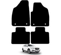 Carsio Carpet Car Mats For MG HS Hybrid 2019 to 2023 Tailored Fit Floor Mat Set Complete Accessory Black Custom Fitted - All Weather, Anti-Slip Backing & Black Trim