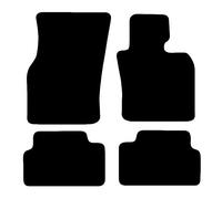 Carsio Carpet Car Mats For Mini R55 5 door 2015 onwards 4 Piece Set Tailored Fit Floor Mat Complete Accessory Black Custom Fitted - All Weather, Anti-Slip Backing & Black Trim