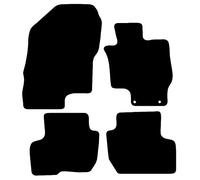 Carsio Carpet Car Mats For Mitsubishi PHEV 2014 Onwards 4 Piece Set With 2 Clips Tailored Fit Floor Mat Complete Accessory Black Custom Fitted - All Weather, Anti-Slip Backing & Black Trim