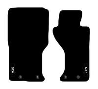 Carsio Carpet Car Mats For MX-5 2015+ Onwards with MX5 logo Carpet Car Floor Tailored Fit Floor Mat Complete Accessory Custom Fitted - All Weather, Anti-Slip Backing & Black Trim