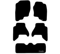Carsio Carpet Car Mats For Nissan Pathfinder 2005 to 2010 7 Seat Tailored Fit Floor Mat Set Complete Accessory Black Custom Fitted - All Weather, Anti-Slip Backing & Black Trim