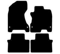 Carsio Carpet Car Mats For Renault Koleos MKI 2008 2016 4 Piece Set Tailored Fit Floor Mat Complete Accessory Black Custom Fitted - All Weather, Anti-Slip Backing & Black Trim