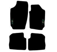 Carsio Carpet Car Mats For Skoda Fabia MK1 1999 to 2007 with Sport logo Tailored Fit Floor Mat Complete Accessory Custom Fitted - All Weather, Anti-Slip Backing & Black Trim