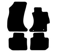 Carsio Carpet Car Mats For Subaru Impreza WRX STI 2014 onwards 4 Piece Set Tailored Fit Floor Mat Complete Accessory Black Custom Fitted - All Weather, Anti-Slip Backing & Black Trim