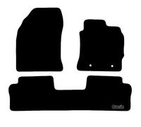 Carsio Carpet Car Mats For Toyota Auris 2013 to 2018 1 Pc rear Tailored Fit Floor Mat Set Complete Accessory Black Custom Fitted - All Weather, Anti-Slip Backing & Black Trim