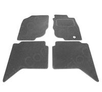 Carsio Carpet Car Mats For Toyota HI LUX 2005 2011 (Double Cab) 4 Piece Set Tailored Fit Floor Mat Complete Accessory Black Custom Fitted - All Weather, Anti-Slip Backing & Black Trim