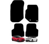 Carsio Carpet Car Mats For Vauxhall Corsa F 2020+ Onwards Tailored Fit Floor Mat Set Complete Accessory Black Custom Fitted - All Weather, Anti-Slip Backing & Black Trim