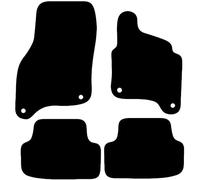 Carsio Carpet Car Mats For Volkswagen e-Golf Mk7 2014-2021 Tailored Fit Floor Mat Set Complete Accessory Black Custom Fitted - All Weather, Anti-Slip Backing & Black Trim