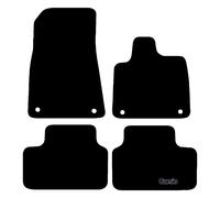 Carsio Carpet Car Mats For Volvo C40 Recharge 2021+ Onwards Tailored Fit Floor Mat Set Complete Accessory Black Custom Fitted - All Weather, Anti-Slip Backing & Black Trim