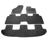 Carsio Carpet Car Mats For VW Sharan 2010+ Onwards 4 Piece Set Tailored Fit Floor Mat Complete Accessory Black Custom Fitted - All Weather, Anti-Slip Backing & Black Trim