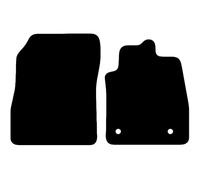 Carsio Carpet Van Cab Floor Mats For Ford Fiesta Van 2018+ Onwards Tailored Fit Mat Set Complete Accessory Black Custom Fitted - All Weather - Black Trim