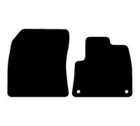 Carsio Carpet Van Cab Floor Mats For Vauxhall Combo Van 2019+ Onwards Tailored Fit Mat Set Complete Accessory Black Custom Fitted - All Weather - Black Trim
