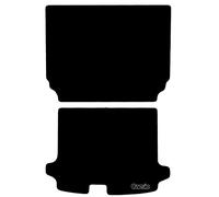 Carsio Carpet Van Cab Mats For Ford Transit Custom SWB 2013+ Onwards Tailored Fit Floor Mat Set Complete Accessory Black Custom Fitted - All Weather, Anti-Slip Backing & Black Trim