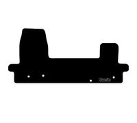 Carsio Carpet Van Cab Mats For Ford Transit Electric Van 2022+ Tailored Fit Floor Mat Set Complete Accessory Black Custom Fitted - All Weather, Anti-Slip Backing & Black Trim
