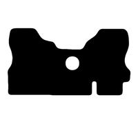 Carsio Carpet Van Cab Mats For Ford Transit MK3 Van 1986-2000 Tailored Fit Floor Mat Set Complete Accessory Black Custom Fitted - All Weather, Anti-Slip Backing & Black Trim