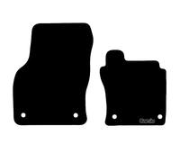Carsio Carpet Van Cab Mats For Volkswagen Caddy MK4 2020+ Onwards Tailored Fit Floor Mat Set Complete Accessory Black Custom Fitted - All Weather, Anti-Slip Backing & Black Trim