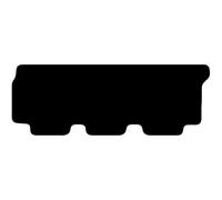 Carsio Carpet Van Cab Mats For Volkswagen Transporter T6 Kombi Van 2015-2019 (rear seat only full bench, twin door) Tailored Fit Floor Mat Set Complete Accessory Black Custom Fitted & Black Trim