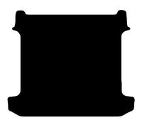 Carsio Carpet Van Cab Rear Floor Mats For Ford Transit Custom Crew Cab SWB L1 Van 2018+ Onwards Tailored Fit Mat Set Complete Accessory Black Custom Fitted - All Weather - Black Trim