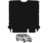 Carsio Carpet Van Cab Rear Floor Mats For Mercedes Vito Taxi 2004-2014 Tailored Fit Mat Set Complete Accessory Black Custom Fitted - All Weather - Black Trim