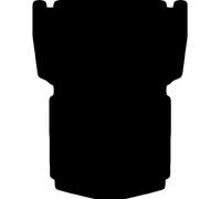 Carsio Carpet Van Cab Rear Floor Mats For Vauxhall Astra Van 2006-2012 Tailored Fit Mat Set Complete Accessory Black Custom Fitted - All Weather - Black Trim
