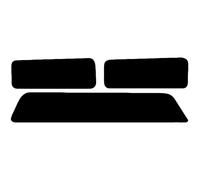 Carsio Carpet Van Cab Step Mats For Volkswagen T5 & T6 2011-2019 (3 piece) inc California Tailored Fit Mat Set Complete Accessory Black Custom Fitted - All Weather - Black Trim