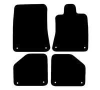 Carsio Rubber Car Mats For Aston Martin DBX 2020+ Onwards Tailored Fit Floor Mat Set Complete Accessory Black Custom Fitted - All Weather & Heavy Duty, Anti-Slip Backing with Clips