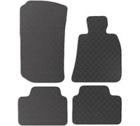 Carsio Rubber Car Mats For BMW 3 Series 2019+ Onwards G20 G21 Tailored Fit Floor Mat Set Complete Accessory Black Custom Fitted - All Weather & Heavy Duty, Anti-Slip Backing with Clips
