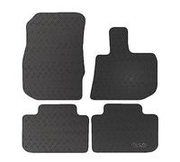 Carsio Rubber Car Mats For BMW iX3 2021+ Onwards Tailored Fit Floor Mat Set Complete Accessory Black Custom Fitted - All Weather & Heavy Duty, Anti-Slip Backing with Clips