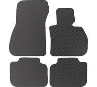 Carsio Rubber Car Mats For BMW X2 F39 2018+ Onwards Tailored Fit Floor Mat Set Complete Accessory Black Custom Fitted - All Weather & Heavy Duty, Anti-Slip Backing with Clips