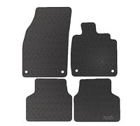 Carsio Rubber Car Mats For Cupra Born EV 2021+ Onwards Tailored Fit Floor Mat Set Complete Accessory Black Custom Fitted - All Weather & Heavy Duty, Anti-Slip Backing with Clips