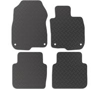 Carsio Rubber Car Mats For Honda CR-V 2017+ Onwards Tailored Fit Floor Mat Set Complete Accessory Black Custom Fitted - All Weather & Heavy Duty, Anti-Slip Backing with Clips