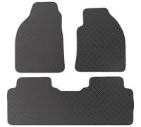 Carsio Rubber Car Mats For Hyundai Matrix 2001-2010 Tailored Fit Rubber Floor Mat Set Complete Accessory Black Custom Fitted - Anti-Slip Backing, Heavy Duty & Waterproof