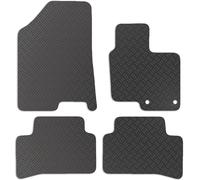 Carsio Rubber Car Mats For Hyundai Tucson & MHEV 2020+ Onwards Tailored Fit Floor Mat Set Complete Accessory Black Custom Fitted - All Weather & Heavy Duty, Anti-Slip Backing with Clips