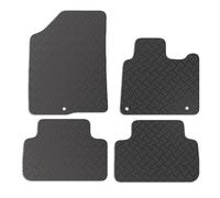 Carsio Rubber Car Mats For Kia Sorento 2020+ Onwards Diesel Tailored Fit Floor Mat Set Complete Accessory Black Custom Fitted - All Weather & Heavy Duty, Anti-Slip Backing with Clips
