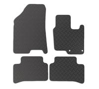 Carsio Rubber Car Mats For Kia Sportage 2022+ Tailored Fit Floor Mat Set Complete Accessory Black Custom Fitted - All Weather & Heavy Duty, Anti-Slip Backing with Clips