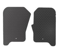Carsio Rubber Car Mats For Land Rover Discovery 4 (fronts only) 2013-2017 Tailored Fit Floor Mat Set Complete Accessory Black Custom Fitted - All Weather & Heavy Duty, Anti-Slip Backing with Clips