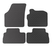 Carsio Rubber Car Mats For Land Rover Freelander 2 (1 clip) 2006-2015 (Rubber) Tailored Fit Floor Mat Set Complete Accessory Black Custom Fitted - All Weather & Heavy Duty, Anti-Slip