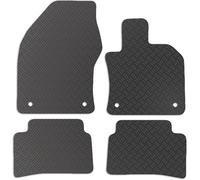 Carsio Rubber Car Mats For Lexus UX 2019+ Onwards Tailored Fit Floor Mat Set Complete Accessory Black Custom Fitted - All Weather & Heavy Duty, Anti-Slip Backing with Clips