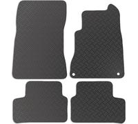 Carsio Rubber Car Mats For Mercedes A Class & CLA & GLA 2018+ Onwards Tailored Fit Floor Mat Set Complete Accessory Black Custom Fitted - All Weather & Heavy Duty, Anti-Slip Backing with Clips